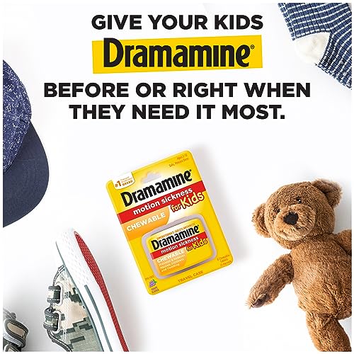 Dramamine Kids Chewable, Motion Sickness Relief, Grape Flavor, 8 Count - Image 4
