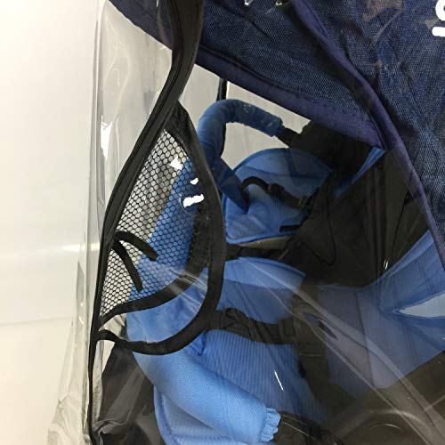 Stroller Rain Cover,Universal Rain Cover for Side by Side Baby Stroller, Double Stroller Cover for Rain and Wind,Baby Outdoor Activities Accessories. - Image 6