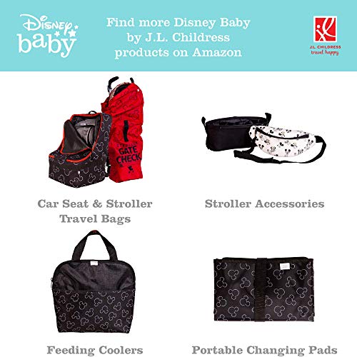 Disney Baby by J.L. Childress Side Sling Cargo Net, Stroller Organizer & Storage, Mickey Black - Image 6