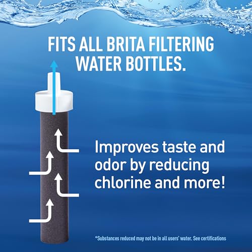 Brita Water Bottle Replacement Filters, BPA-Free, Replaces 1,800 Plastic Water Bottles a Year, Lasts Two Months or 40 Gallons, Includes 6 Filters - Image 4
