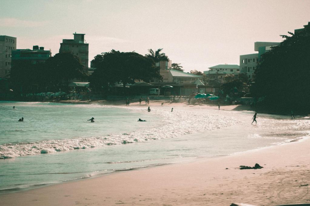 people spending their summer at the beach